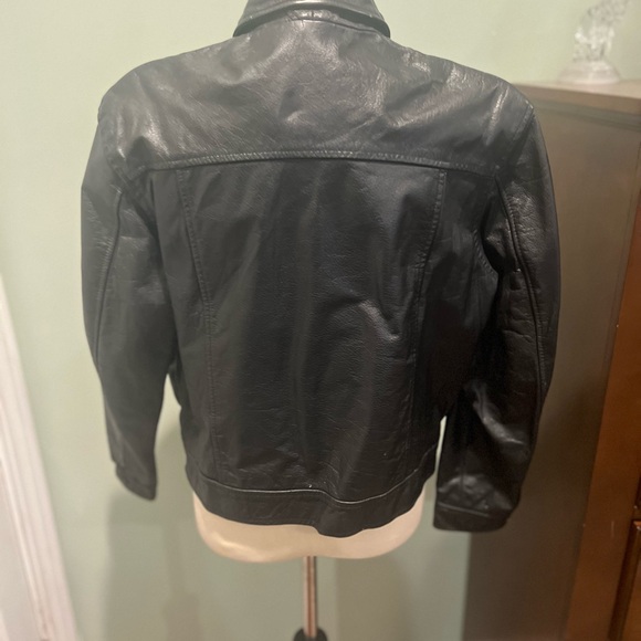 Wilson Black Leather Jacket - Picture 3 of 9